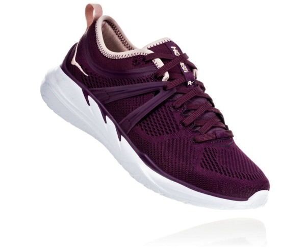 Hoka One One Tivra Womens UK - Purple Road Running Shoes - VWLXO7163